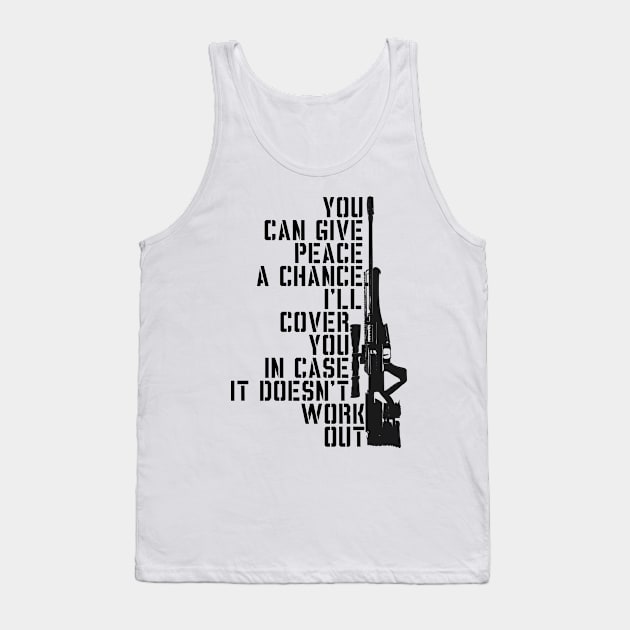 give peace a chance Tank Top by equiliser